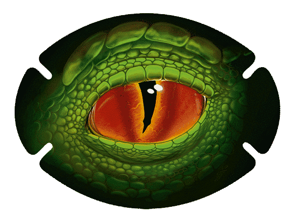 Augenpflaster Motiv Dinosaurier Auge